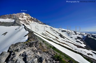 mcneil point peak mt hood hike view oregon timberline trail #600 postcard