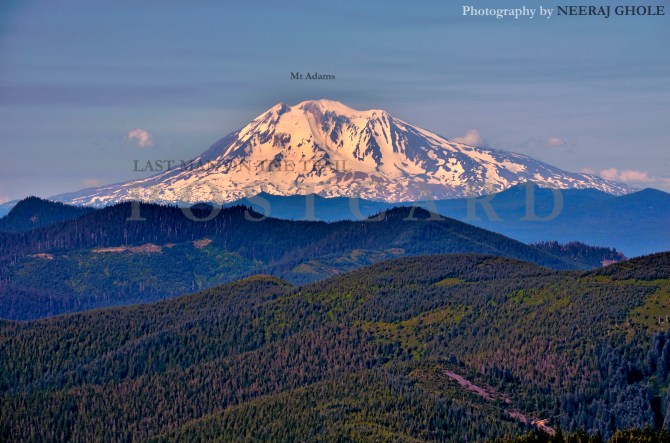 silver star mountain mt adams mt rainier st helens mt hood view trail hike washington postcard
