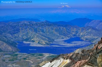st helens spirit lake crater ridge rim washington mt rainier hike monitor postcard