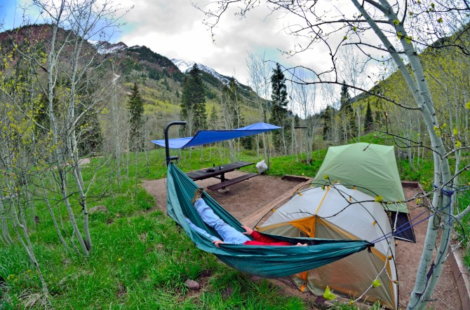 silver bells campground camping site number 11 maroon bells aspen colorado maroon lake crater lake