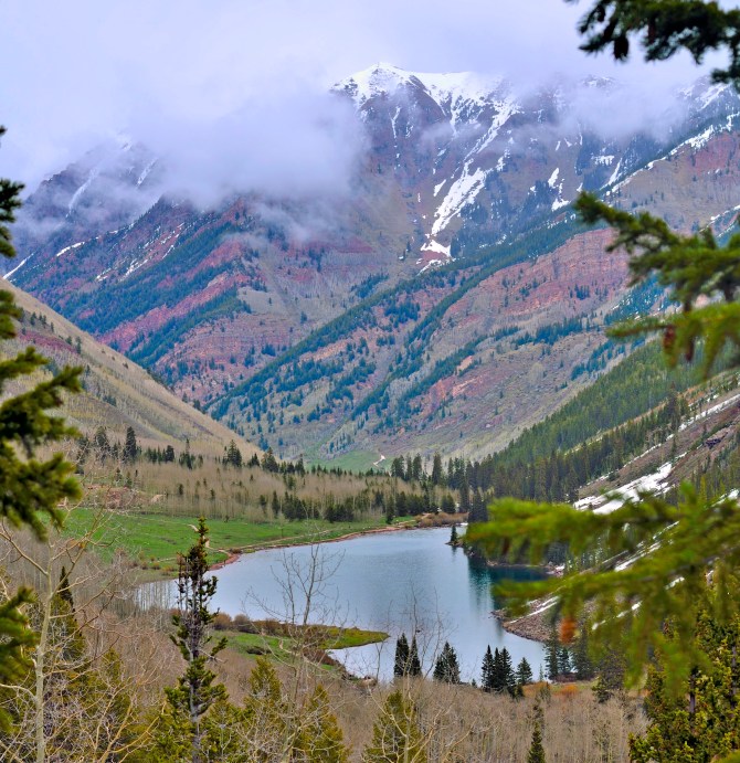 crater lake aspen maroon bells colorado hike maroon lake silver bells 