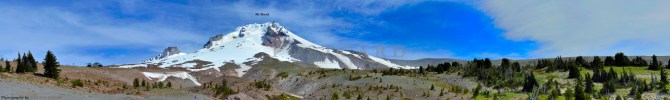 mt hood timberline lodge alpine trail hike silcox hut view glacier oregon postcard
