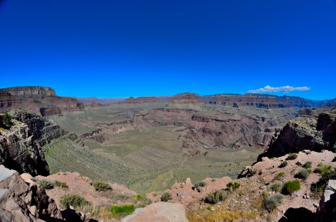 skeleton pint grand canyon south rim trail cedar ridge colorado river south kaibab trail hike arizona