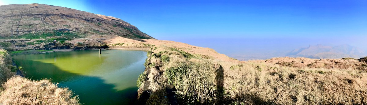Salher Hike Temple Mandir atop on top Salota Maharashtra Mulher Second highest peak Milky way backpacking India near Mumbai Salher Fort Caves Camping