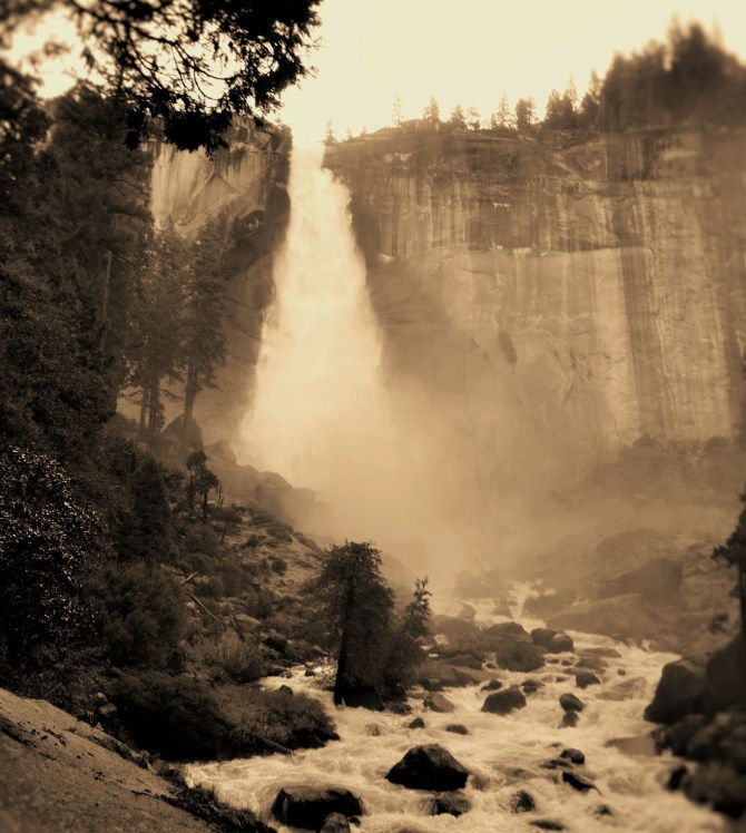 Upper Yosemite Falls Yosemite Valley Fall Colors Nevada Falls Vernal Falls Half Dome Hike Sub Dome Cables Down